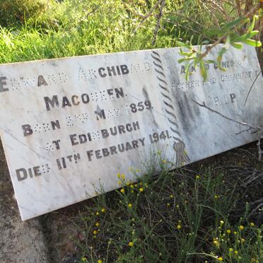 MACQUEEN Edward Archibald 1859-1941