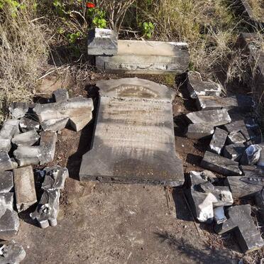 15. Destroyed grave of Oliver family