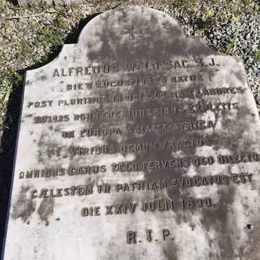 WELD Alfredus 1823-1890