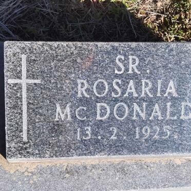 McDONALD Rosaria -1925