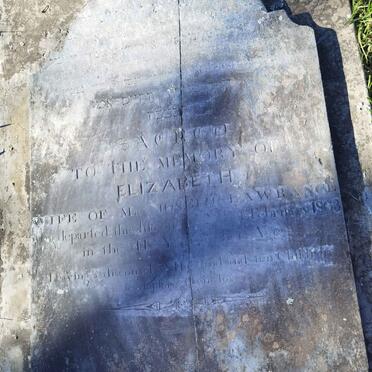 LAWRANCE Elizabeth -1863