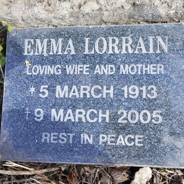 ? Emma Lorrain 1913-2005