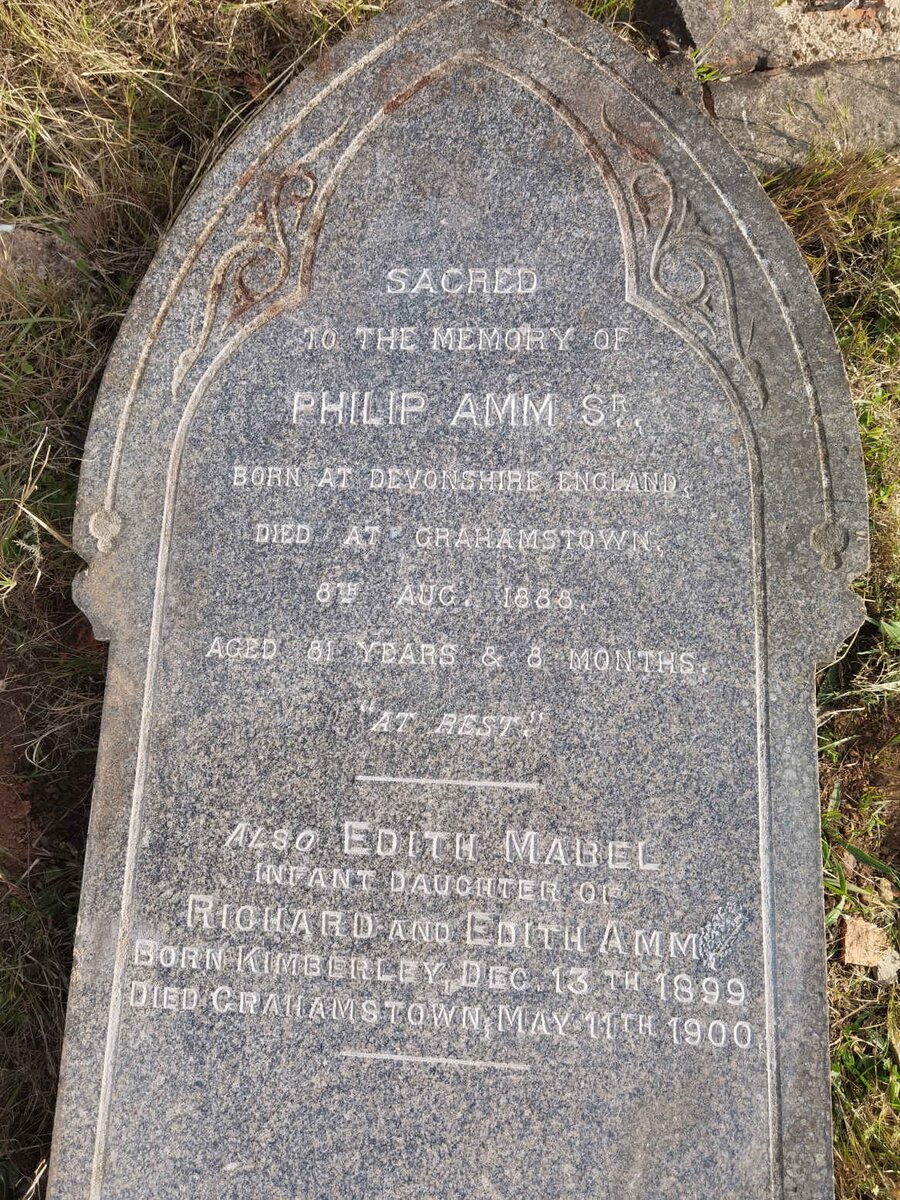 AMM Philip -1888 :: AMM Edith Mabel 1899-1900