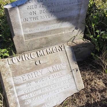 AMOS Henry -1872 &amp; Mary Elizabeth -1893