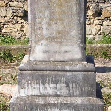 AYLIFF William -1905 &amp; Elizabeth Anne RICHARDS 1827-1897