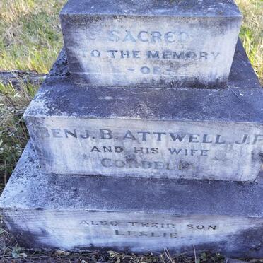 ATTWELL Benj. B. &amp; Cordelia :: ATTWELL Leslie