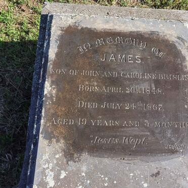 BRISLIN James 1848-1867