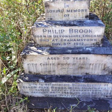 BROOK Philip -1912 :: BROOK Ellen Jane nee BLACKBEARD -1930