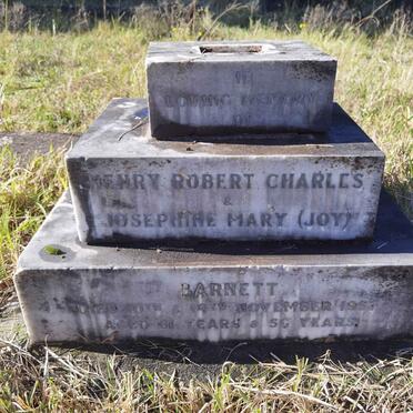 BARNETT Henry Robert Charles -1957 &amp; Josephine Mary -1957