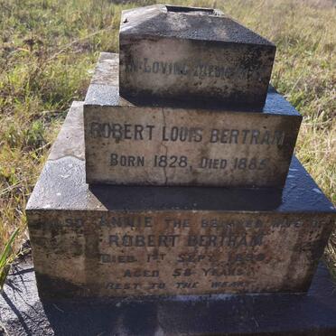 BERTRAM Robert Louis 1828-1885 & Anne -1898