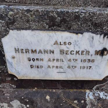 BECKER Hermann 1838-1917