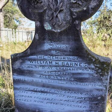 BARNES William H. -1879