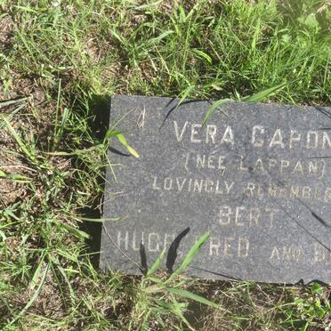 CAPON Vera nee LAPPAN