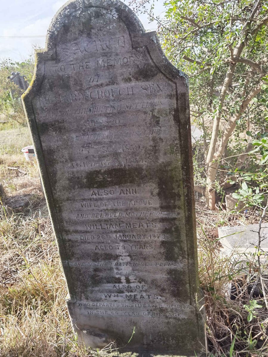 CROUCH Richard -1839 &amp; Ann -1879 :: MEATS William -1887