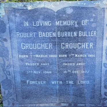 CROUCHER Robert Baden 1900-1968 :: CROUCHER Burren Buller 1900-1972