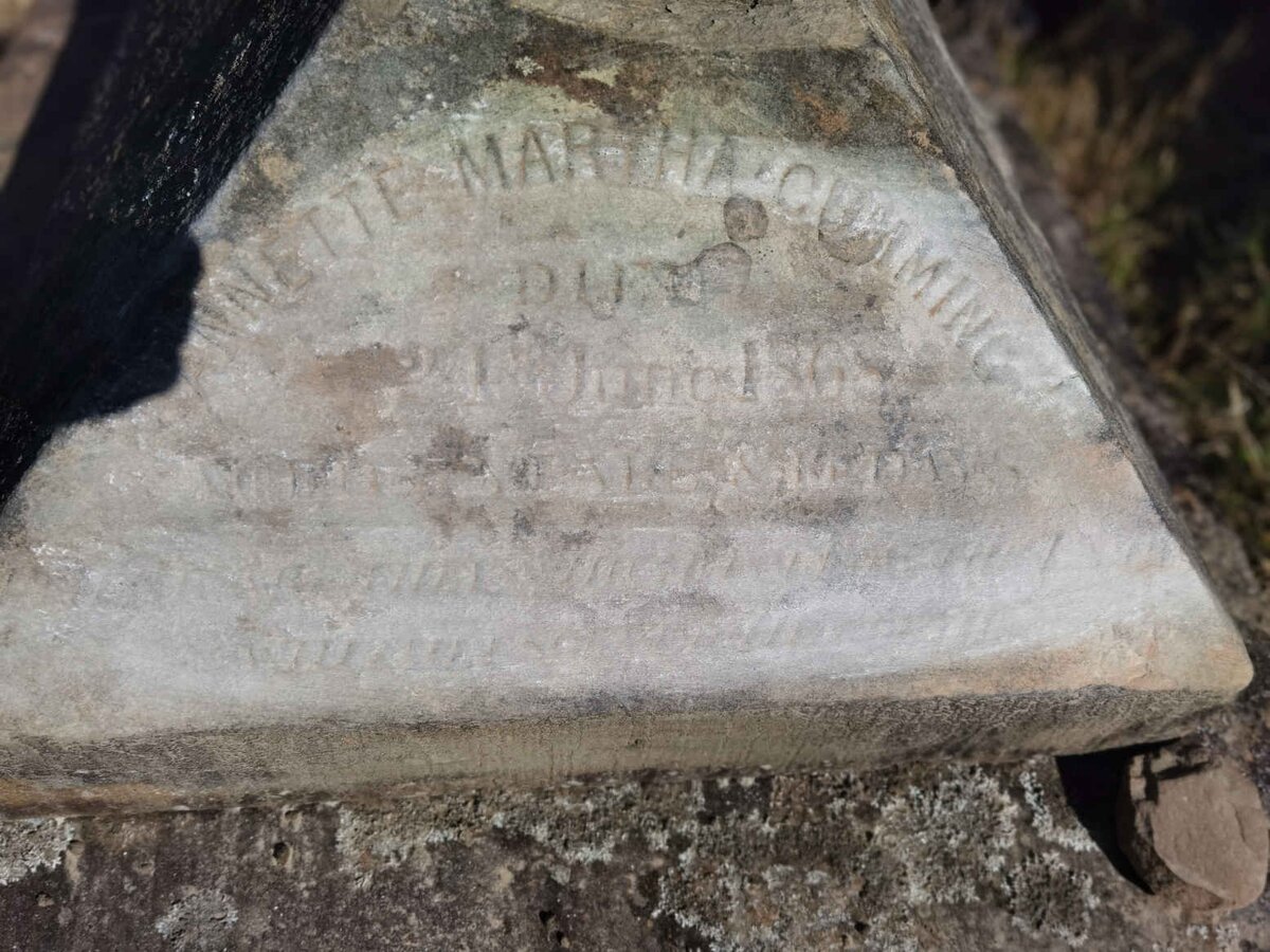 CUMMING Annette Martha -1868