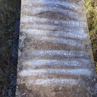 DORKIN Bernard -1848 &amp; Alice -1895