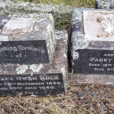 DOLD Horace Owen 1864-1940 &amp; Fanny Mary 1869-1947