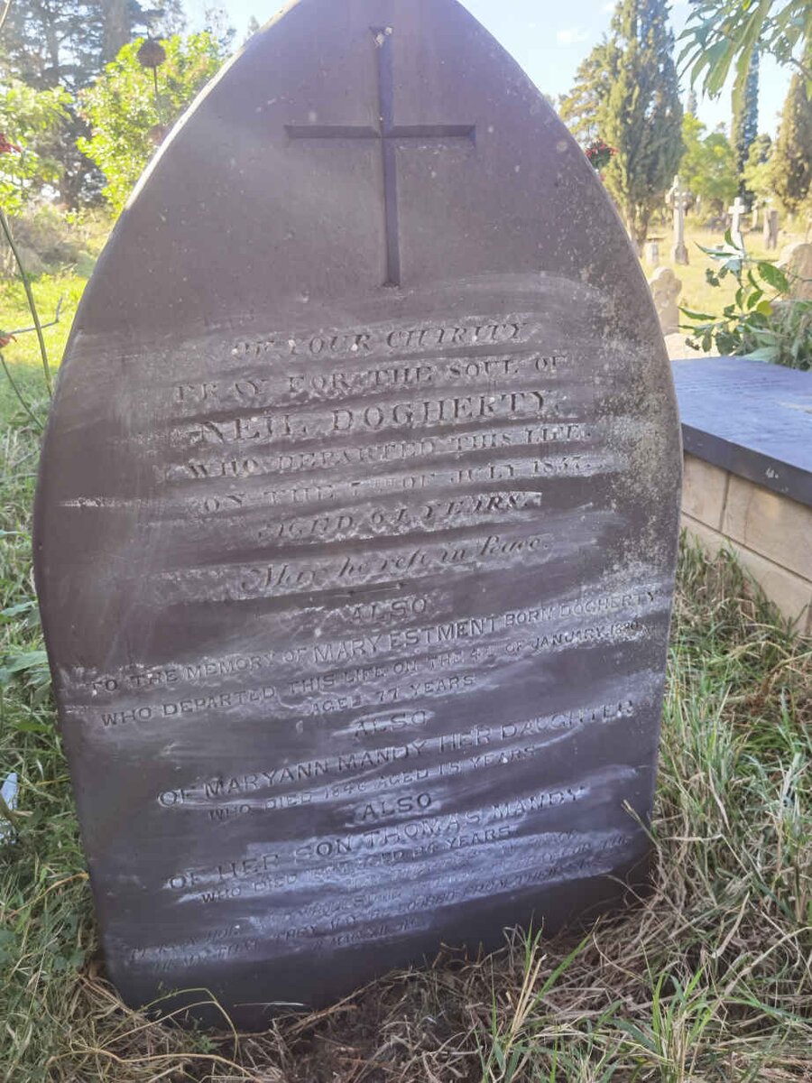 DOGHERTY Neil -1857 :: ESTMENT Mary nee DOGHERTY -1880 :: MANDY Maryann -1846 :: MANDY Thomas -1847