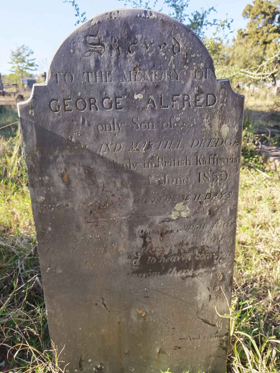 DREDGE George Alfred -1859