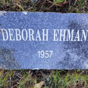 EHMAN Deborah -1957
