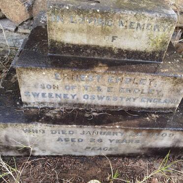 ENDLEY Ernest -1909