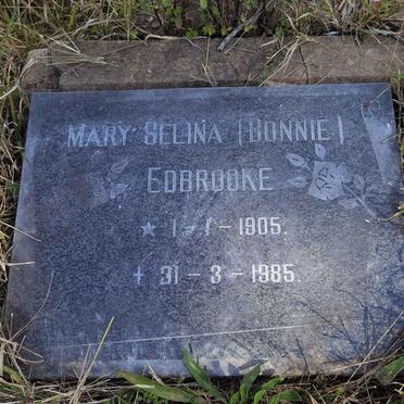 EDBROOKE Mary Selina 1905-1985