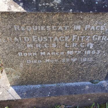 FITZGERALD Gerald Eustace 1863-1912