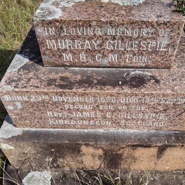 GILLESPIE Murray 1870-1895