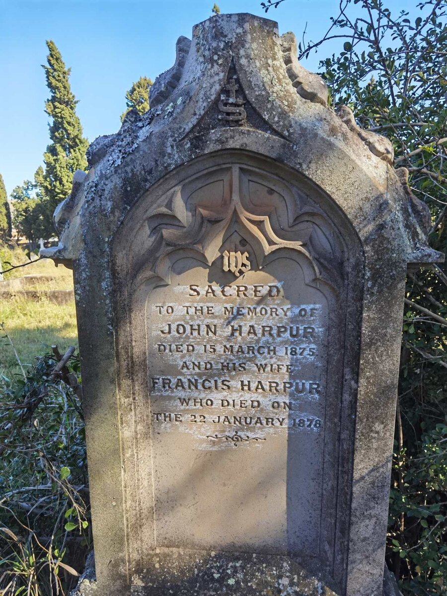 HARPUR John -1875 &amp; Francis -1878