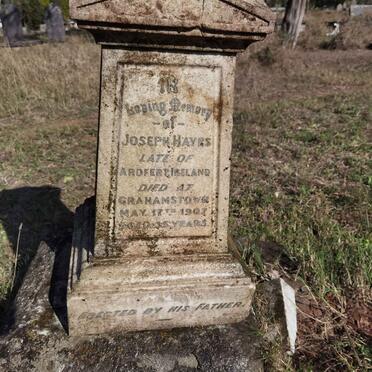 HAYES Joseph -1907