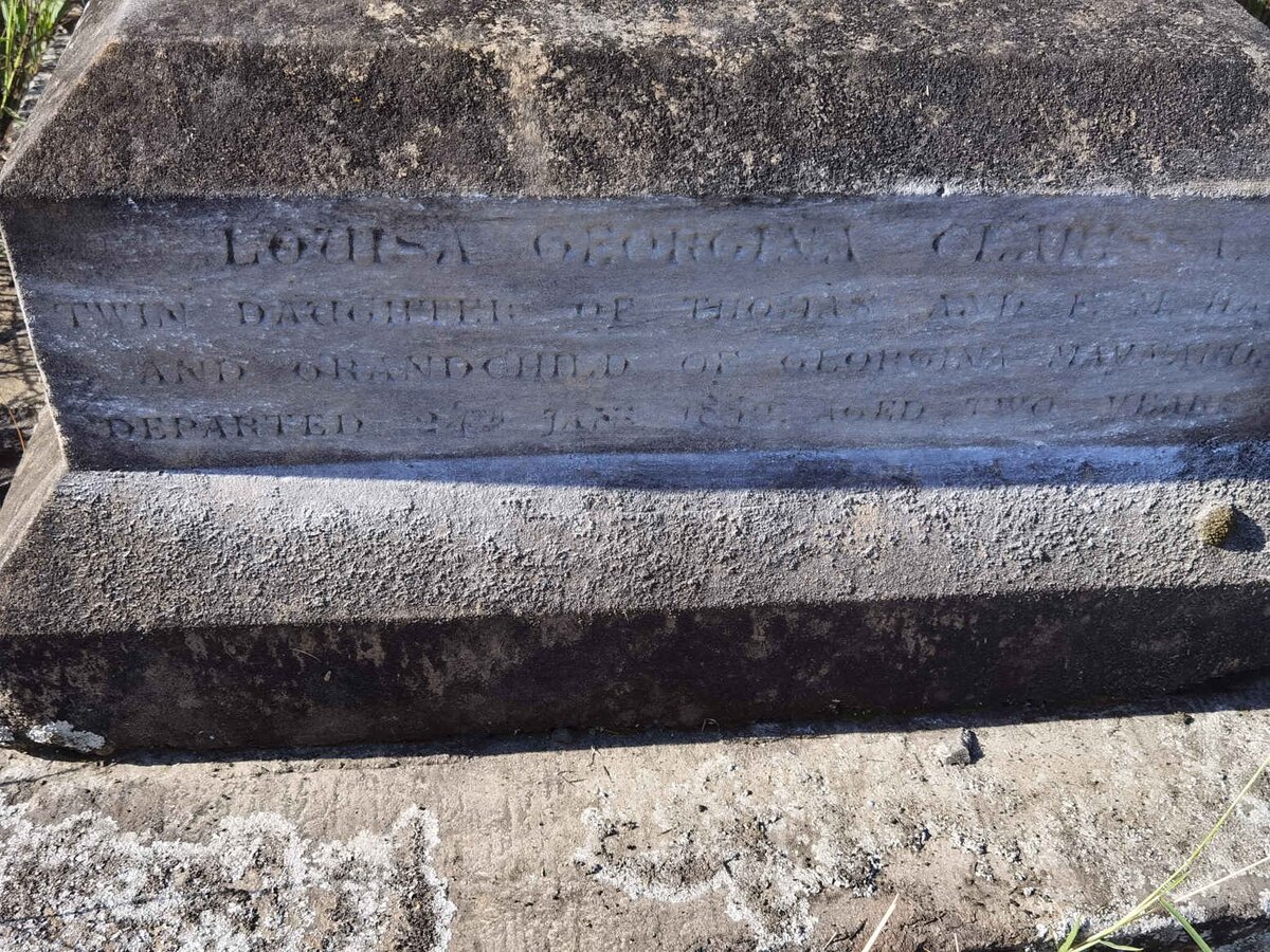 HANE Louisa Georgina Clarissa -1852