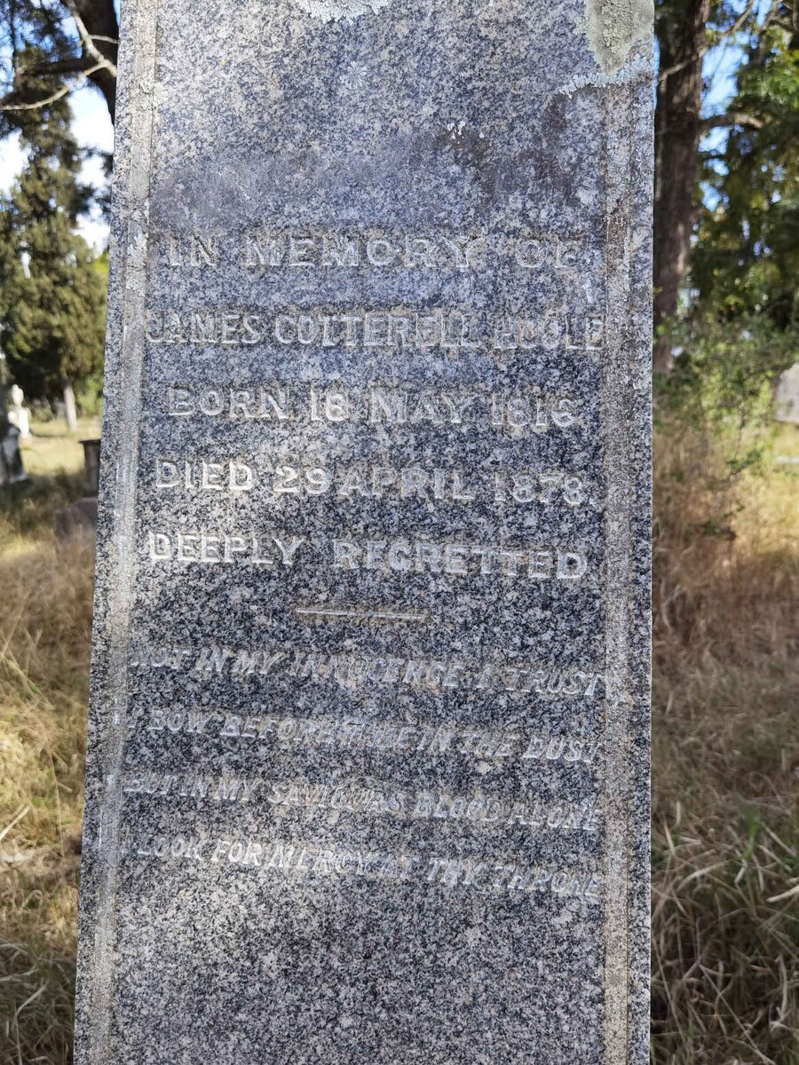 HOOLE James Cotterell 1816-1878