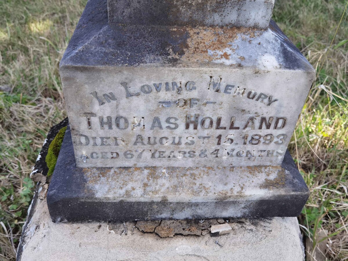 HOLLAND Thomas -1893