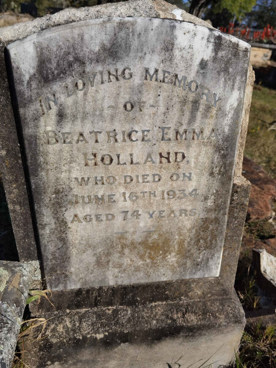 HOLLAND Beatrice Emma -1934