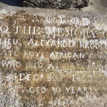 HADDLE Alexander -1859