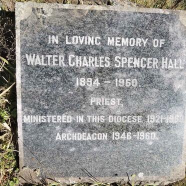 HALL Walter Charles Spencer 1894-1960