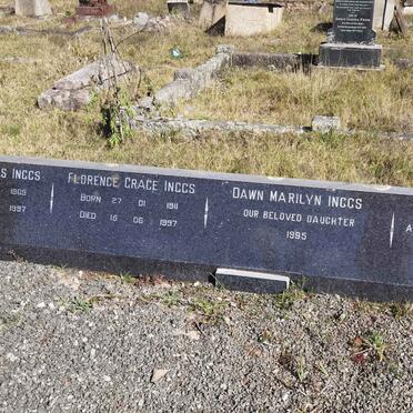 INGGS Oliver Douglas 1909-1997 &amp; Florence Grace 1911-1997 :: INGGS Dawn Marilyn -1995 :: WILL Kay -1995 :: WILL Boy -1995