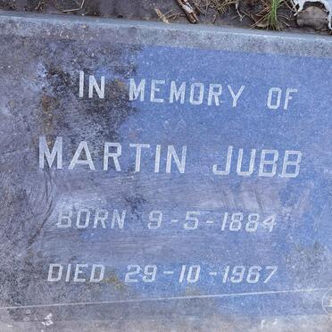 JUBB Martin 1884-1967
