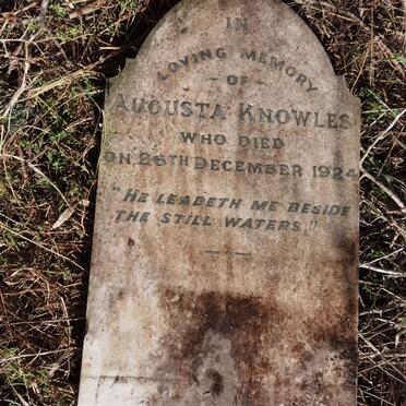 KNOWLES Augusta -1924