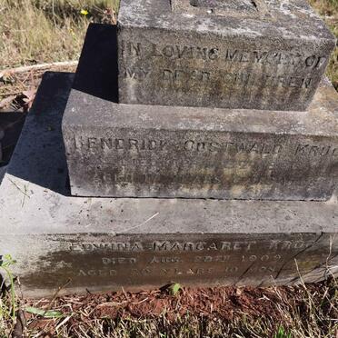 KROG Hendrick Oostwald -1896 :: KROG Edwina Margaret -1909