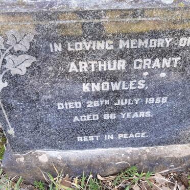 KNOWLES Arthur Grant -1956