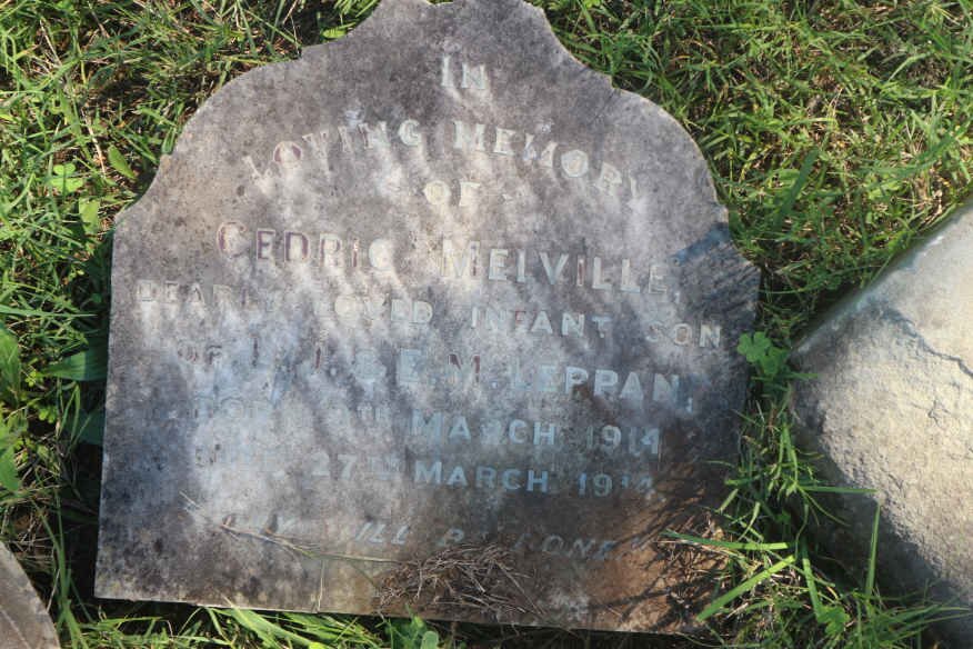 LEPPAN Cedric Melville 1914-1914