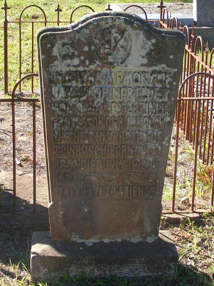 LORIMER James 1853-1898