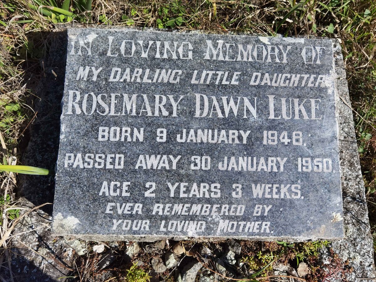 LUKE Rosemary Dawn 1948-1950