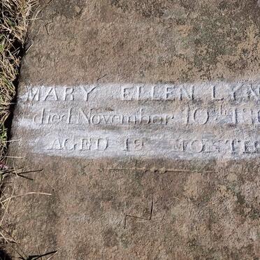 LYNCH Mary Ellen -186?