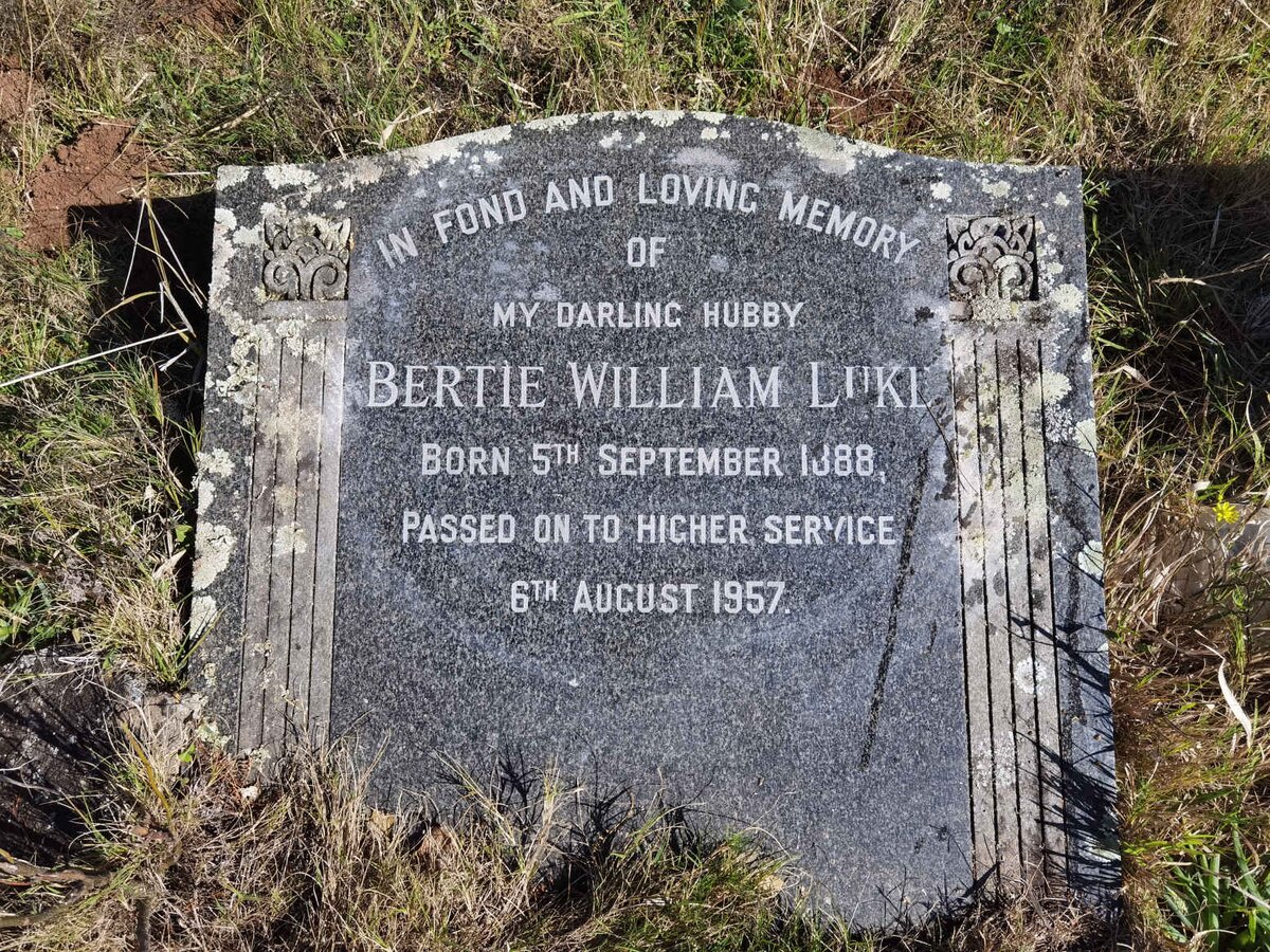 LUKE Bertie William 1888-1957