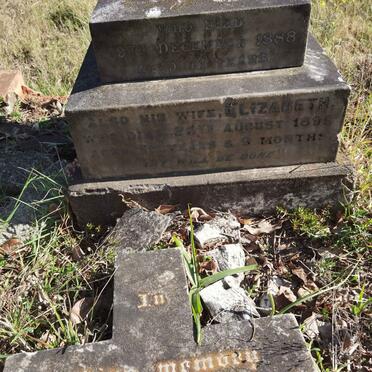 MARSHALL John -1888 & Elizabeth -1898