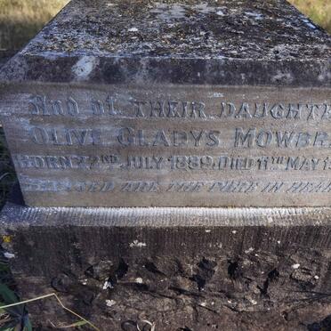 MOWBRAY Olive Gladys 1889-1904