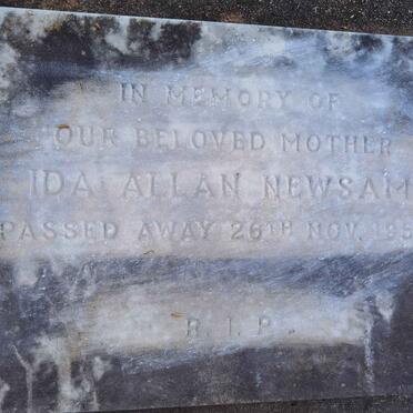 NEWSAM Ida Allan -1954